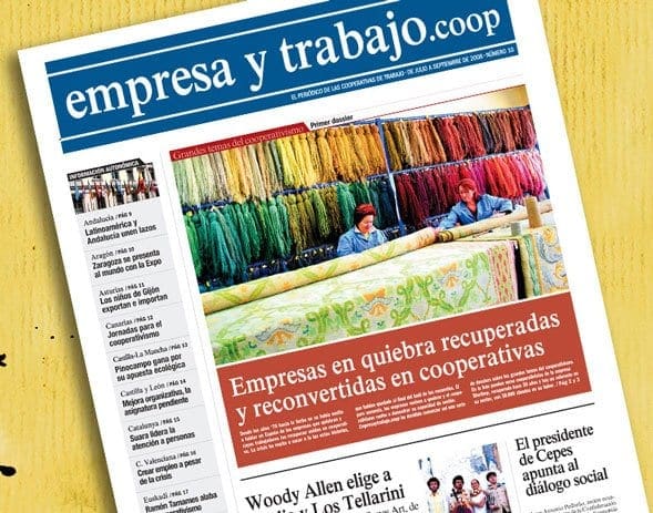 Un periódico para las cooperativas: ‘empresa y trabajo.coop’