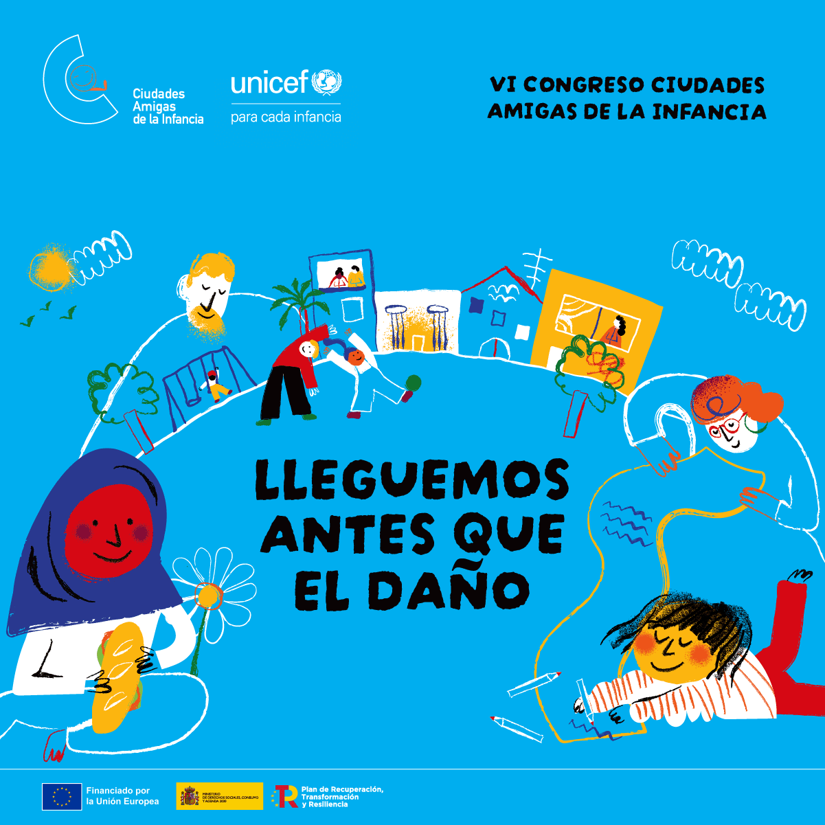 Congreso-CAI-2024-Banner_1200x1200_IG-FB VI Congreso Ciudades Amigas de la Infancia · UNICEF Comité Español